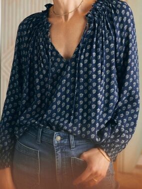 Faherty Emery Blouse